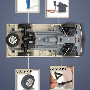 国内発送 バッテリー2本 CXD D12mini WPL D12 mini ラジコンカー 軽トラック RC 1/16 2.4G RWD RTR ドリフト スズキ キャリー SUZUKI CARRYの画像9