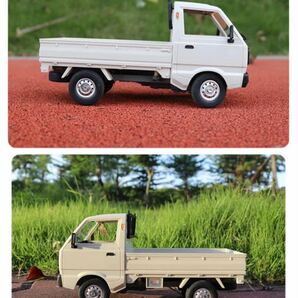 国内発送 バッテリー2本 CXD D12mini WPL D12 mini ラジコンカー 軽トラック RC 1/16 2.4G RWD RTR ドリフト スズキ キャリー SUZUKI CARRYの画像7