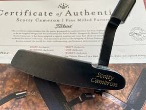 Scotty Cameron Classic 1 Prototype★Cartier script