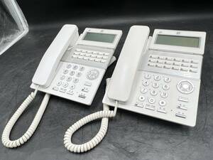 サクサ 18 ボタン ビジネス フォン 2台 セット オフィス 電話機 TD810