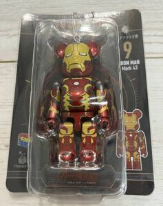 新品 BE@RBRICK Happyくじ Ironman THE INFINITE SAGA アイアンマン ベアブリック賞 9 同梱発送可能　　　　　ベアブリック Marvel