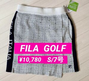 新品■10,780円【フィラゴルフ】レディース　ニット　スカート　S/7号　ゴルフウェア　小さいサイズ