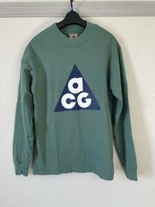 ACG size S 21SS LONG BIG TEE 長袖TシャツGRN DC4080-330