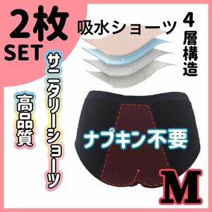 吸水ショーツ サニタリーショーツ ナプキン不要 生理用品 防災グッズ 尿もれ