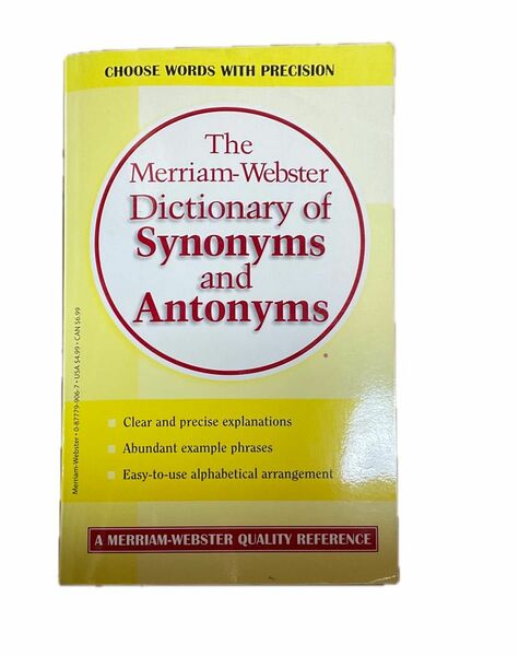 The Merriam-Webster Dictionary of Synonyms and Antonyms