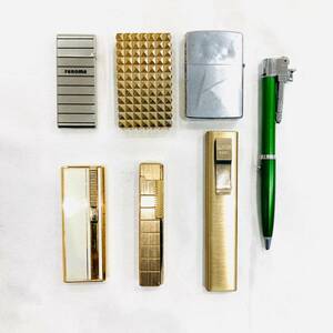 【7個セット】1円～★ renoma　CLIPTER　WINDOMILL　SAROME　WIZ PRINCE　ZIPPO　ガス式　オイル式　Y2401-636