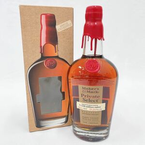 未開栓 Maker’s Mark メーカーズマーク プライベート セレクト 750ml 55% ウイスキー 箱付き 02-0130〇