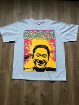 新品未使用★GOD GOD TOWN 『ビートたけし頭撃ち抜き』パロディTシャツ SICARIOCARTEL bakateee　XXL Tシャツ 白 　１円スタート　売り切り_画像1