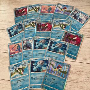 ポケモンカード ポケカ Vstar ユニバース シャイニートレジャーex みずタイプ 34枚セット まとめ売り 大量 ラプラス