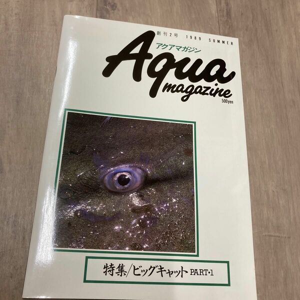 アクアマガジン 1989年 夏 2号 ビッグキャット 観賞魚 カタログ