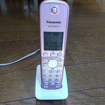 Panasonic パナソニック コードレス電話機 親機 VE-GD31-P 子機 KX-FKD401-P 子機充電器 PNLC1026_画像3
