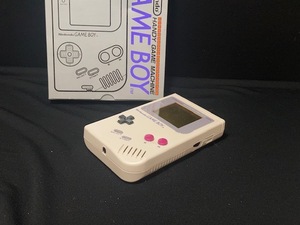 ※22319 任天堂 GAME BOY DMG-01 初代ゲームボーイ 箱・説明書・イヤホン付き 個人保管品 ジャンク