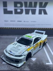 MINI GT 日産　シルビア　S15 LB スーパーシルエット　リバティーウォークLBWK mini gt silvia S15 / ホットウィール　リバティーウォーク