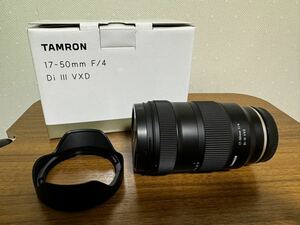 【美品】TAMRON 17-50mm F/4 Di III VXD ソニー　Sony Eマウント