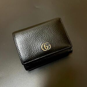 値下げ不可 GUCCI グッチプチマーモント 3つ折り財布