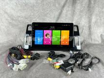 10インチ 50系 エスティマ 専用 パネル iPhone CarPlay アンドロイド ナビ ディスプレイオーディオ 画質 新品 バックカメラ付 2G/32G_画像1
