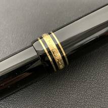 【美品】 MONTBLANC モンブラン MEISTERSTUCK マイスターシュテュック No.149 万年筆 ペン先 4810 14K 585 ブラック 本体のみ_画像8