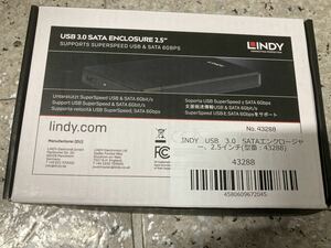 AZ-441.LINDY USB 3.0 SATAエンクロージャー、2.5インチ(型番：43288)