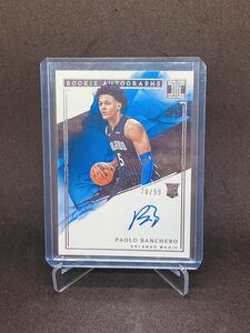 1円スタート！【新人王！高級版直書きサイン】NBA PANINI impeccable rookie autographs パオロ・バンケロ　paoro banchero 99枚限定