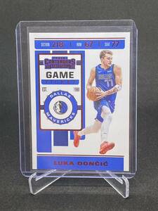 【ドンチッチ！パラレル】2019-20 Panini Contenders Game Ticket RED parallel ルカ・ドンチッチ