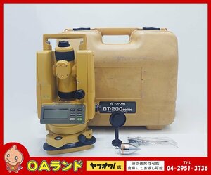 ◆中古品◆ TOPCON（トプコン）/ DT-213 / セオドライト / 水平だし / 勾配設定 / レーザーポインタ搭載 / 防水 / ワンマン墨だし可能！