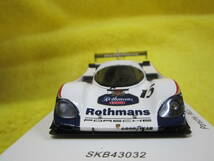 Spark SKB43032 1/43 Rothmans PORSCHE 962C RLR (106B)#15 500km KYALAMI Winner 1987 J.Mass（ロスマンズ ポルシェ キャラミ_画像3