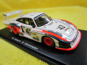 Spark S4162 1/43 MARTINI PORSCHE 935/78 Moby Dick "43 Le Mans 1978 M.Schurti R.Stommelen（マルティニ ポルシェ モビーテック