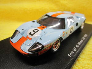 Spark 43LM68 1/43 Gulf Ford GT40 #9 Winner 24H Le Mans 1968 P.Rodriguez L.Bianchi（フォード ガルフ ル・マン