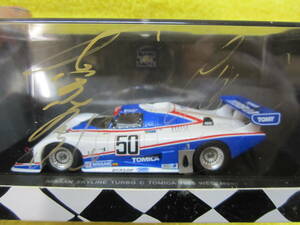 EBRRO RACING 44507 1/43 SKYLINE TURBO C TOMICA 85G 1985 WEC Japan 長谷見昌弘 和田孝夫 直筆サイン入り（スカイライン ターボ トミカ