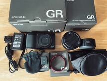 RICOH GR IIIx + テレコンGT2 + アダプターGA2 + ビューファインダーGV-3 + リングキャップパープル_画像1