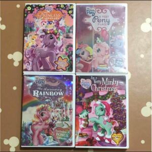 my little pony DVD4枚 マイリトルポニー レア 英語　幼児英語　海外アニメ　リージョンフリー　リージョンコード