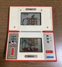 ゲームウォッチ ミッキー &ドナルド 当時物 レトロ レア 任天堂 ニンテンドー ミッキーマウス LSI LCD GAME ＆ WATCH　MULTI SCREEN 昭和_画像1