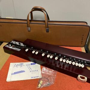 SUZUKI スズキ 大正琴 特製松 和楽器 鈴木楽器製作所 ケース付き ジャンク 中古品