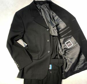  новый товар [ размер A7 XL соответствует *Kanebo высококлассный . одежда ]2B однобортный костюм черный формальный необшитый на спине no- Benz 2 tuck регулировщик имеется праздничные обряды траурный костюм 