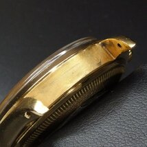 【K18YG 希少品 ジャンク】ROLEX ロレックス オイスターパーペチュアル Ref.6556 cal.1040 GP AT メンズ 腕時計 本体のみ 「22261」_画像9