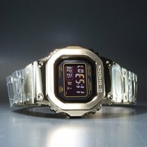 ◆新品/超美品◆ CASIO G-SHOCK フルメタル 5000シリーズ 定価74,800円 ゴールド GM-B5000GD-9ER ソーラー デジタル 箱 保 「23272」_画像6