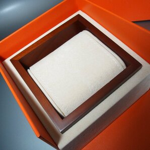 HERMES エルメス 純正BOX 空箱 枕付き フエルト貼り 取扱説明書 ギャラなし オレンジ 「HE003」の画像2