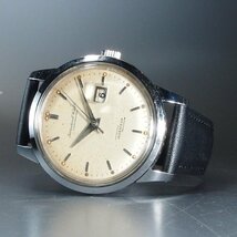 IWC インターシャフハウゼン INGENIEUR インヂュニア SS 革ベルト 自動巻き オートマ ３針 デイト 社外ベルト メンズ 腕時計 「22247」_画像4