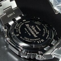 ◆新品/超美品◆ 定価77,000円 CASIO カシオ G-SHOCK シルバー PROTECTION プロテクション アナデジ GM-B2100D 保 箱 「23259」_画像8