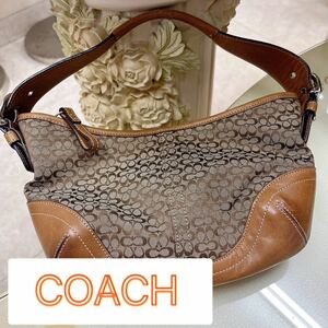 COACH ショルダーバッグ レザー オシャレ かわいい かっこいい 高級 セレブ 大人気 ブランド コーチ シグネチャー 女優 俳優 芸能人 鞄 