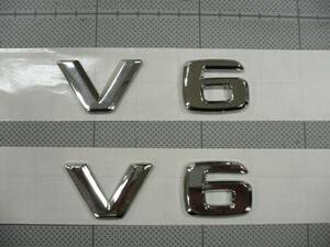 ** Benz для V6 эмблема ×2 листов неоригинальный товар ( качество хорошая вещь )⑭ *