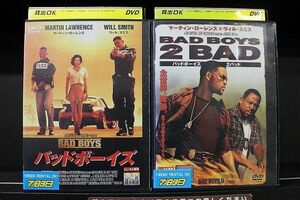 DVD バッドボーイズ 2本セット ウィル・スミス ※ケース無し発送 レンタル落ち Z3T4752c