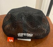 Supreme Camacho Mesh Back 5-Panel 2023AW カマチョ メッシュ キャップ ブラック 黒 P341_画像3