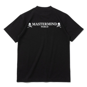 XLサイズ MASTERMIND WORLD × NEW ERA GOLF MOCKNECK TEE 新品 マスターマインド ワールド ニューエラ ゴルフ モックネック Tシャツ 黒