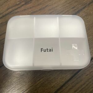 Futai 薬ケース ピルケース 携帯 小分け 薬入れ 小型(ホワイト)