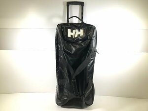 HELLY HANSEN ヘリーハンセン キャリーバッグ クラシックダッフルトロリー 90L ブラック キャリーケース 大型バッグ メンズ ユーズド