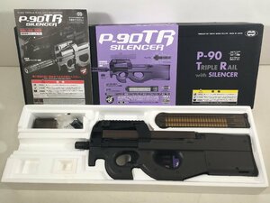 TOKYO MARUI 東京マルイ P-90 プロジェクト90 トリプルレイル サイレンサー 電動ガン 動作品 ミリタリー ユーズド