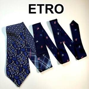  superior article ETRO Etro necktie peiz Lee Pegaso check rare 