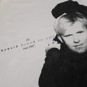 ■ 80s Howard Jones Vintage T-shirt ■ ハワード・ジョーンズ ヴィンテージ Tシャツ 当時物 本物 バンドT ロックT