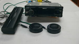 KENWOOD　U585SD　MP3/WMA/AAC対応　CD/USB/SDレシーバー　中古品　ツイーター付属
